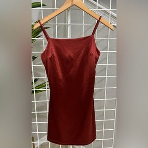 Copper Mini dress size small slip on